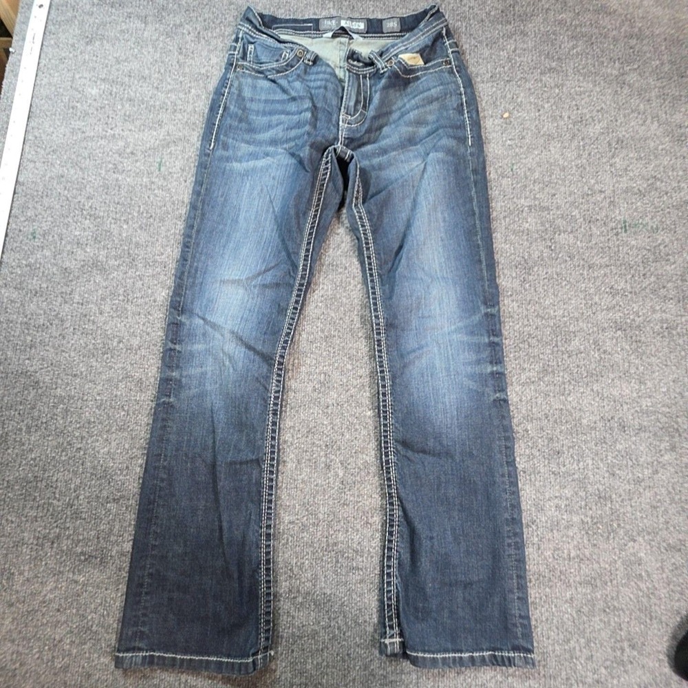 BKE Aiden Jeans Mens 28x28 Blue Medium Wash Relaxed Bootcut Denim Casual